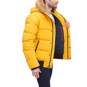 Veste matelassée élégante pour hommes, manteau d'hiver léger, vêtements d'extérieur rembourrés épais et chauds avec veste d'hiver High Street pour hommes - Product Image 6