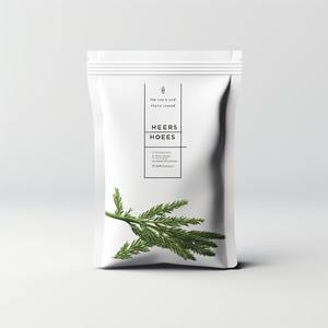 Dried Cut Herbs Gravure Printed Food Grade Matte Stand Pouch Aluminum Foil Packaging Zip Lock <b>Bag</b> Doypack Mylar Storage Moringa - Product Image 2