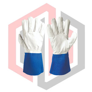 ถุงมือเชื่อมหนังวัวแท้ ทนทาน หนัก 11 ออนซ์ หนา ทนความร้อน ทนการฉีกขาด ป้องกันการบาด ป้องกันไฟ สำหรับดับเพลิง - Product Image 1