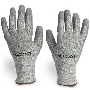 Guantes de Trabajo Resistentes a Cortes de Nivel 5 con Palmas Recubiertas de SsCoated, Agarre Antideslizante Flexible, Puño de Seguridad, Anti-Vibración, Reducción de Impactos - Product Image 2