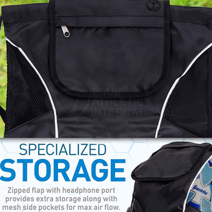 Sacs de basket-ball tendance personnalisés, durables, imperméables, antivol, en polyester, nouveaux arrivages pour une utilisation en extérieur - Product Image 4