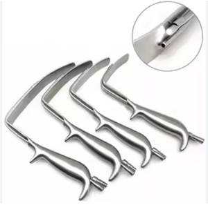 Ensemble d'instruments de rétraction mammaire manuelle en acier inoxydable Baitang Medical avec lumière intégrée en forme de L pour usage hospitalier - Product Image 2