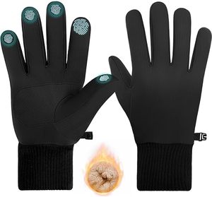 Gants en cachemire pur 100% côtelés, sans couture, multifonctionnels, longueur coude, pour l'hiver, voyage, luxe - Product Image 5