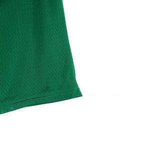 Pantalones cortos de gimnasio para hombre al por mayor pantalones cortos de baloncesto de color sólido personalizados cintura con cordón elástico diseño de malla transpirable de secado rápido venta - Product Image 3