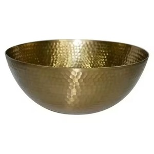 Decorative Serving Dinnerware Decorative Round Shape Metal Stainless Steel Serving Fruit <b>Bowl</b> New Arrival - Product Image 5