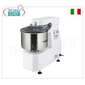Mezcladora Espiral Automática FIMAR de 18 kg con Cabezal Fijo y Tazón de 22 L para Panadería, Restaurante y Molino de Harina para Materiales Primarios de Harina de Trigo y Maíz - Product Image 1