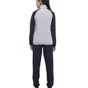 Survêtement de sport à la mode avec deux pièces Design coordonné Survêtement de sport respirant avec pantalon à coupe réglable - Product Image 4