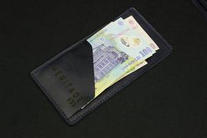 โฟลเดอร์ใบเสร็จหนังแท้โลโก้ที่กำหนดเอง LBH-0183สมุดเช็คโลโก้ตามสั่ง - Product Image 6