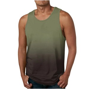 2025 nouveau Style hommes qualité supérieure 3D imprimé débardeur vente chaude respirant salle de sport personnalisé vêtements de Fitness - Product Image 4