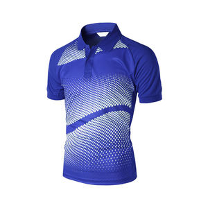 เสื้อโปโลผู้ชายเสื้อกอล์ฟแบบสวมหัวแห้งเร็วเสื้อโปโล3D พิมพ์ซับลิเมชันคอโพลีเอสเตอร์ - Product Image 6