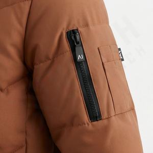 Vestes parka à capuche pour hommes en gros, vestes personnalisées, alternative à l'oie, respirantes, vêtements d'extérieur d'hiver, design chaud et thermique - Product Image 5