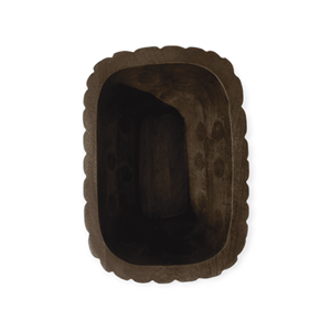 Mini cuenco de mesa de estilo moderno para decoración del hogar, portavelas relleno de cera tallada a mano de madera de Mango Natural negro para Decoración - Product Image 2