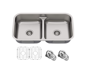 Fregadero de granja bajo encimera de Grado Profesional, acero inoxidable 304, con superficie resistente a los arañazos para cocinas activas, de grado profesional, - Product Image 6