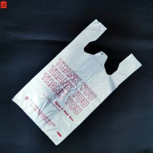 Bolsas desechables o reutilizables: bolsas de plástico para camisetas del fabricante El plástico proviene de las necesidades personalizadas OEM de Vietnam Wi - Product Image 5