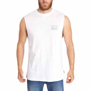 Camiseta sin mangas de secado rápido para hombre, chaleco informal de punto liso para gimnasio con músculos, camisetas sin mangas de culturismo técnicas lavadas con tirantes - Product Image 4