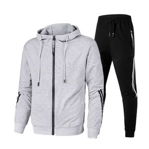 New Winter Hooded Solid Sports Fitness Track Suit Jogger Suit Breathable Lightweight Outdoor - Product Image 6