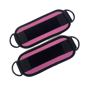 7mm Thick Neoprene Heavy Duty Strong Compression <b>Anklets</b> Breathable Lace-Up Closure Cable Machine Attachment Soft Weightlifting - Product Image 1