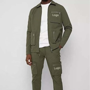 Ensemble de survêtement cargo pour homme, personnalisé, en coton 100%, respirant, séchage rapide, léger, avec poches, style streetwear, pour l'hiver, vente en gros - Product Image 6