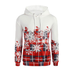 2025 Sudaderas con capucha al por mayor de fábrica Logotipo personalizado Hombres Basics Sudaderas con capucha impresas Poliéster Sudaderas con capucha de contraste de color para hombres - Product Image 3