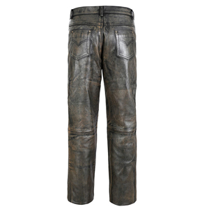 Pantalones de cuero PU para mujer, pantalones de cintura alta para mujer, ropa de calle Sexy holgada, pierna recta elegantes de pantalones, pantalones femeninos - Product Image 2