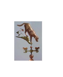 Veletas de cobre hechas artesanalmente con diseños de animales intrincadamente esculpidos para la decoración de la dirección del clima - Product Image 1