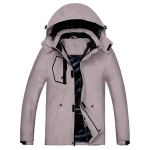 Chaqueta de esquí para hombre de ajuste personalizado OEM con impresión de logotipo Material impermeable a prueba de viento para deportes de nieve y soporte de etiqueta privada - Product Image 1