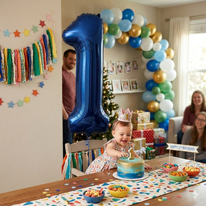 Globo de Helio Azul Oscuro de 1M Modelo 50216 para Fiestas, Amor para el Día de la Madre, Graduación, Año Nuevo Chino, Halloween y Otros Eventos - Product Image 4