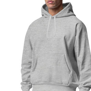 Sudadera con capucha de gran tamaño para hombre, sudadera de algodón, ropa de calle de peso pesado, Top con capucha de manga larga informal a la moda - Product Image 3