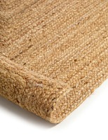 Tapis de sol en coton de jute naturel tissé à la main de style moderne sur mesure pour la maison, l'hôtel, le salon, le restaurant ou la chambre