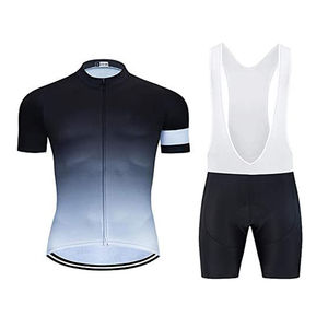 Uniforme de Ciclismo de Buena Calidad, Ropa de Ciclismo con Logotipo Personalizado, Ropa de Ciclismo de Manga Corta, Trajes de Ciclismo para Hombre - Product Image 4