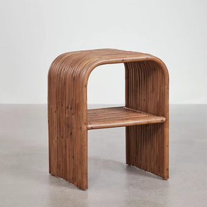 Mesa auxiliar rectangular de ratán, hecha en Vietnam, materiales ecológicos, muebles para el hogar, decoración del hogar, venta al por mayor, fabricada por VgreenArt - Product Image 1