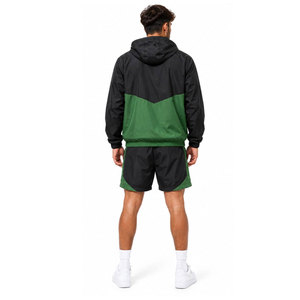 Running Track Fitness Activewear Windbreaker Shorts <b>Set</b> Men's Premium Lightweight Outdoor Windbreaker Shorts <b>Set</b> - Product Image 4