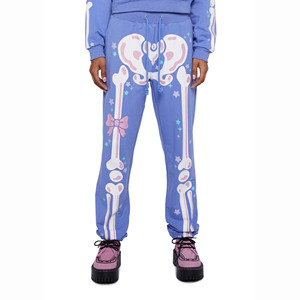 กางเกงจ็อกเกอร์ทรงตรงเอวสูงพิมพ์ลายตามสั่ง เนื้อผ้าเบาสบาย ระบายอากาศได้ดี พร้อมเชือกผูกเอว - Product Image 2