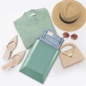 Bolsas de Envío de Polietileno Reciclables Ecológicas HUAMAO, Impermeables, Resistentes a Desgarros, Impresión Personalizable, Embalaje Duradero, Color Gris - Product Image 2