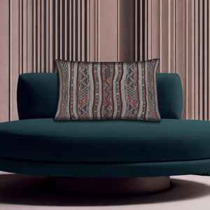 Coussin imprimé floral vintage - Décoration d'intérieur turque rustique, 8"x16" - 20x40 cm - Product Image 5