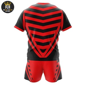 Uniforme de rugby personnalisé d'excellente qualité vêtements de sport d'équipe à séchage rapide et de différentes tailles en différentes couleurs - Product Image 3