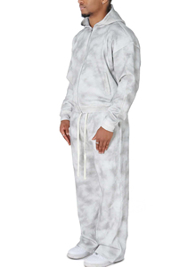 Survêtements pour hommes à manches longues et à capuche, design tendance, poids lourd, coupe ample, style évasé - Product Image 5