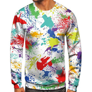High Quality Crewneck Long Sleeve Plain Crew Neck <b>Men</b> Oversized Custom Hoodies Sweatshirt - Product Image 4