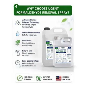 UGENT TECH UG25 Spray anti-formaldéhyde 1L Purificateur d'air intérieur à base d'eau Écologique Non toxique Maison Bureau Meubles - Product Image 6