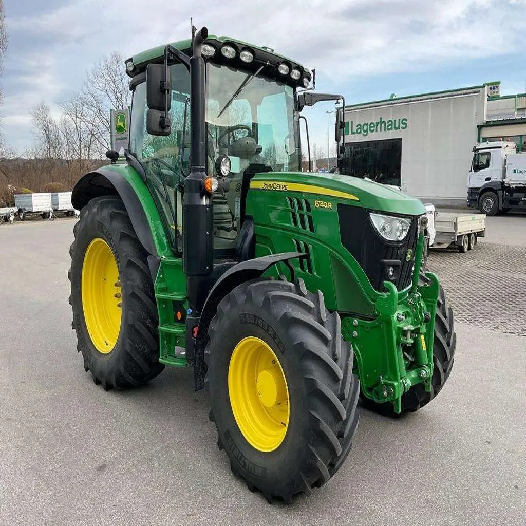 Tracteur à gazon d'occasion de haute qualité 85hp 4wd john n deere 5E-854 tracteur avec mulcher et tondeuse à gazon