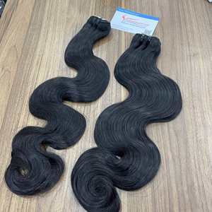 Oferta Relámpago: Extensiones de Cabello Virgen Vietnamita 100% Natural de Alta Calidad, Doble Trama, Color Natural, Ondulado - Product Image 6