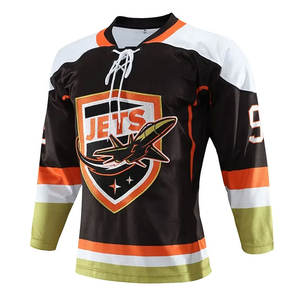 เสื้อเจอร์ซีย์สำหรับผู้ชายเสื้อฮ็อกกี้น้ำแข็งสำหรับผู้ชายเสื้อพิมพ์ลายปักและระเหิดตามสั่ง2024เกรดมืออาชีพ - Product Image 1