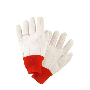 Equipo de protección personal Guantes de seguridad de cuero de vaca de tela personalizada Guantes de trabajo de seguridad de nuevo diseño para protección de manos - Product Image 2
