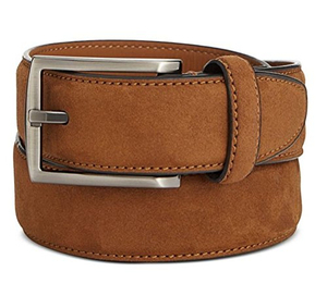 Vente en gros de ceinture élastique tressée en cuir de vache véritable noir de haute qualité pour hommes personnalisable avec boucle en acier pour OEM disponible - Product Image 1