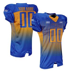 Uniforme de fútbol americano personalizado para adultos y jóvenes, camiseta de fútbol transpirable con cuello en V, uniforme de fútbol Atlético de malla - Product Image 1