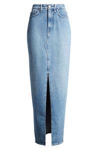 กระโปรงยาวผ้ายีนส์ฤดูหนาวสำหรับผู้หญิงมีกระดุมสำหรับ2025สไตล์ลำลองกับเทศกาล - Product Image 5