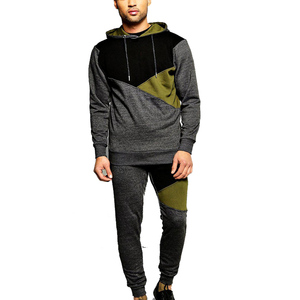 Ensemble de survêtement d'hiver personnalisé pour homme 100% coton délavé à l'acide, comprenant un sweat à capuche zippé et un pantalon de jogging évasé avec impression en relief - Product Image 6