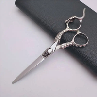 Ciseaux de précision pour la main gauche, très vendus, professionnels japonais, en acier 440C, double lame pour la coupe des cheveux