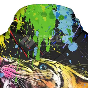 Sweat à capuche à sublimation avec logo personnalisé, tenue décontracté, sweats à capuche à sublimation, sweats à capuche en coton mélangé de base en coton polyester - Product Image 5