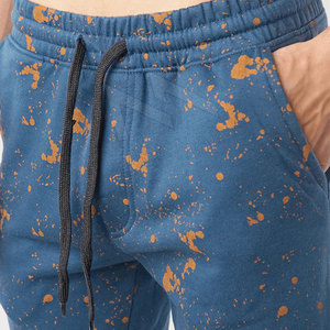 Pantalons décontractés respirants en coton pour hommes, couleur unie, élastique, taille moyenne, fermeture Offre Spéciale Streetwear - Product Image 4